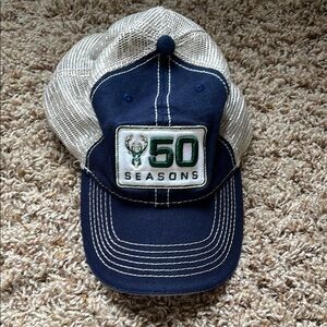 Milwaukee Bucks 50 Seasons Adjustable Hat
